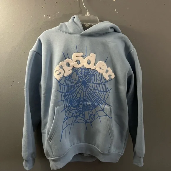 Spider Worldwide | Sweaters | Sky Blue Sp5der Hoodies | Poshmark